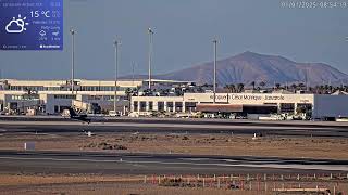 🟢 31.12.2024 LIVE LANZAROTE AIRPORT - CLOSEST WEBCAM - Nighttime   18