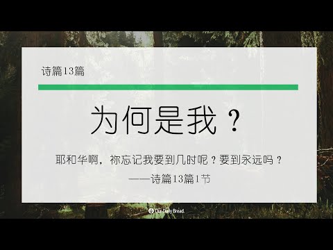 12月30日《灵命日粮》文章视频-为何是我？