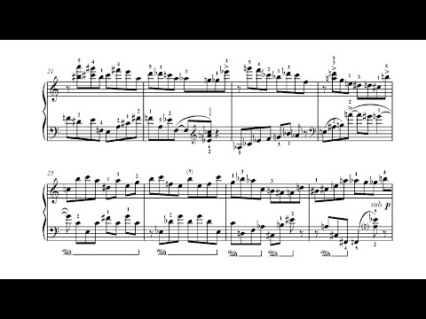 Nikolai Kapustin - Etude courte mais transcendante, Op. 149 (2013) [Score-Video]