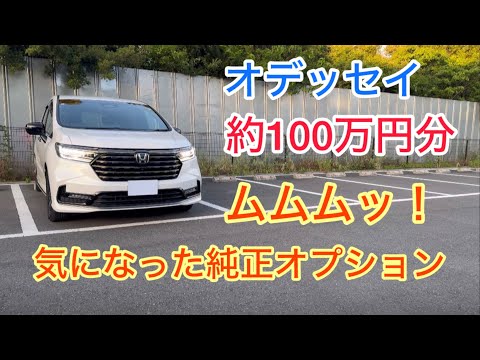 【後編】ホンダ オデッセイ ブラックエディション純正オプション100万円分。ムムム！と気になった純正オプション