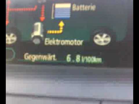 2007 Toyota Prius Hybrid : Average Fuel-Consumption / Momentanverbrauch 130km/h - 82mph