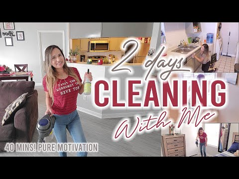 TWO DAYS CLEAN WITH ME /ALL DAY CLEANING /EXTREME SPEED CLEANING MOTIVATION 2020 / POWER CLEANING