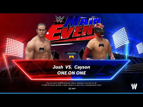 WWE 2K24 AWA Main event: Josh vs Cayson