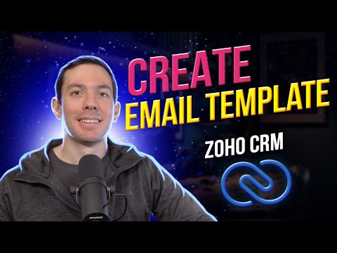 How to create an email template in Zoho CRM