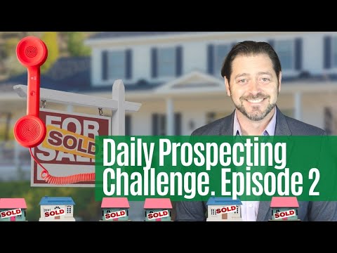 Cold Calling, Daily Prospecting Challenge Episode 2. Live Calling, Scripts and Stats.