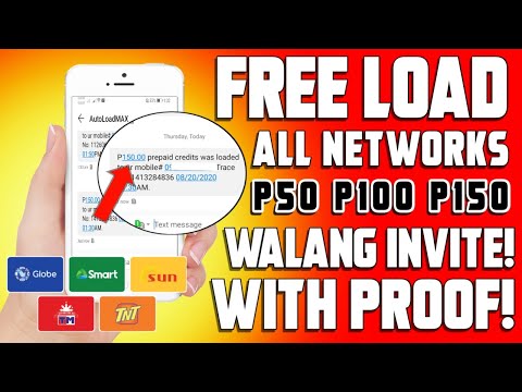 Free load app 2021 - Unlimited P150 Load to All Networks | No invite with Proof!