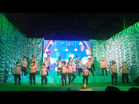 Tanvika performance on Annual Function.Action song (La la la I am so happy also happy sing with me).