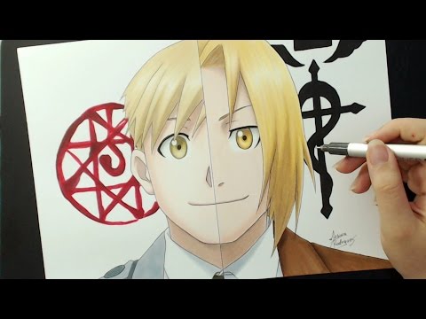 Speed Drawing - Alphonse Elric | Edward Elric (FullMetal Alchemist)