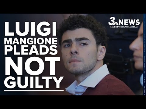 Luigi Mangione pleaded not guilty to state murder and terror charges in the fatal CEO shooting