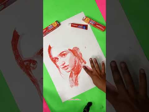 Shraddha Kapoor ki Toothpaste Se Banadi Painting ❤️🎨🥰 @mahiartist6108 #shraddhakapoor