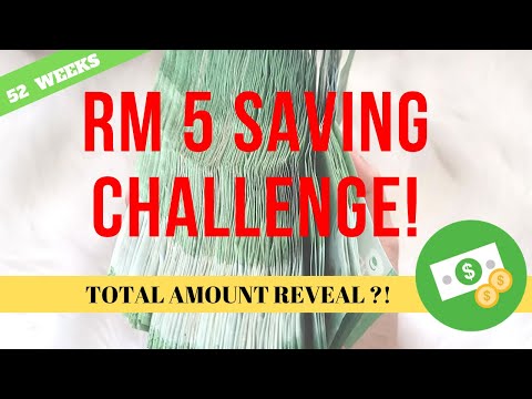 REAVEAL  Simpan duit RM 5  Challenge untuk 1 tahun !!!