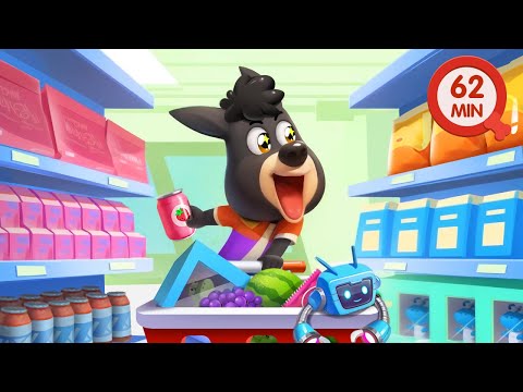 Grocery Store Adventure | Kids Learn Good Habits | Safety Rules for Kids | Sheriff Labrador