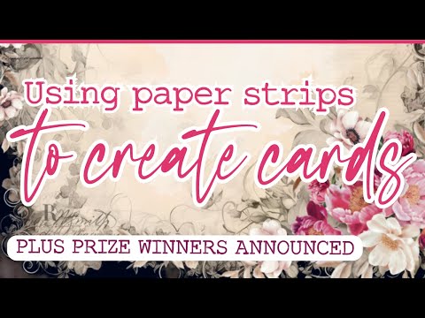 Create HANDMADE CARDS using PAPER STRIPS | using Uniquely Creative November 2024 collection