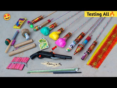 Best Holi Diwali Cracker Experiment | Holi Cracker Stash Testing | Patakhe Fireworks