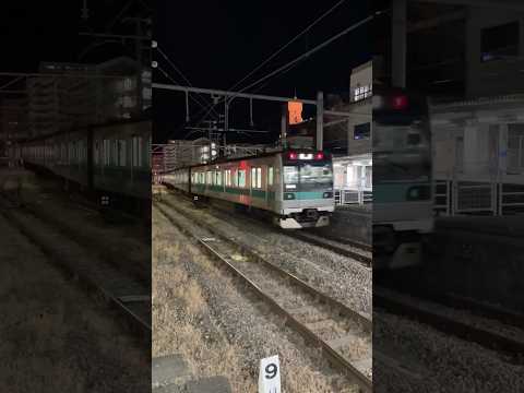 12/19 E233系2000番台ワンマン工事のためNN入場 回9437M 松本駅出発