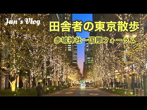 【東京Vlog】田舎者の東京散歩　赤城神社〜国際フォーラム