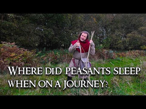 Where did POOR peasants stay when on a journey?