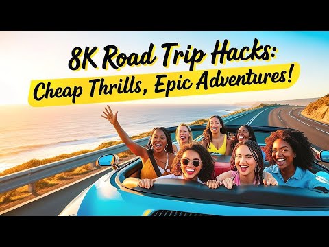 8K Road Trip Hacks: Cheap Thrills, Epic Adventures! ##BudgetRoadTrip#RoadTripHacks