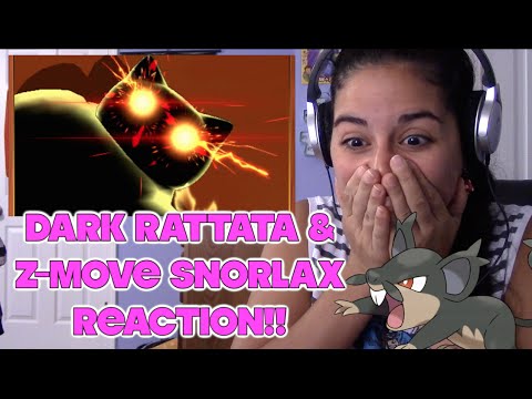 Dark Rattata & Z-Move Snorlax Reaction!