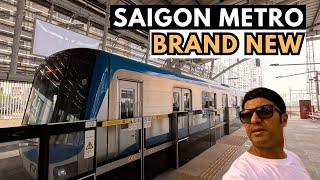 The First Metro in Saigon Just Opened! My Day 1 Experience | HCMC Metro, Vietnam