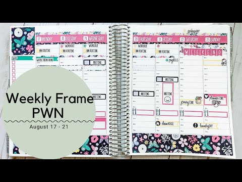 Mini Plan With Me | August 17 - August 23