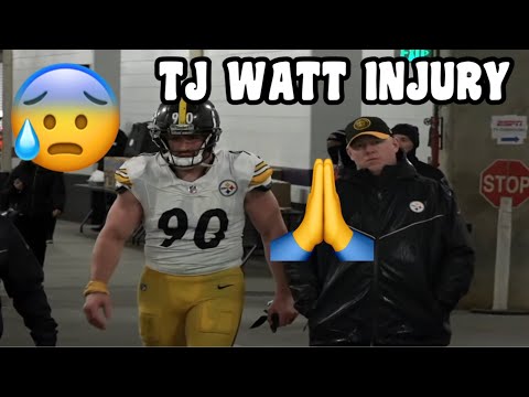 TJ Watt INJURY/LEAVES GAME Vs Ravens 🙏 Steelers Vs Ravens 2023 highlights