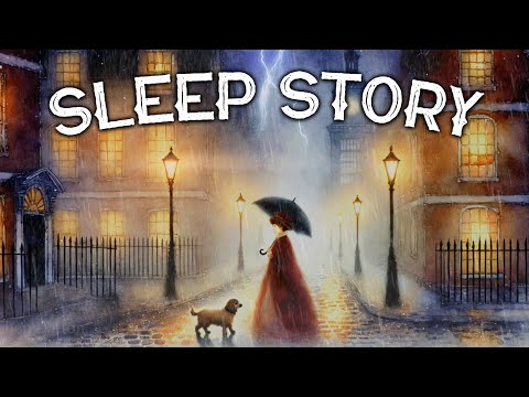 The Woman and her Dog: A Soothing Bedtime Story with Rain