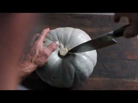 CUTTING A PUMPKIN |  Easy Method | Chef's Technique