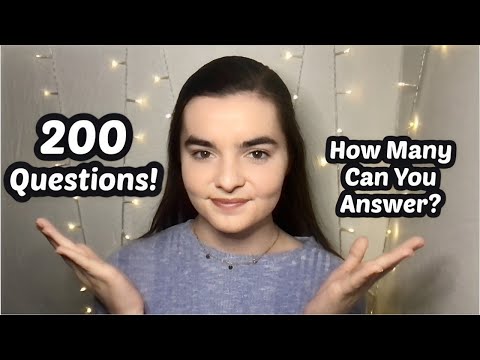 ASMR Whispering 200 General Knowledge Trivia Questions