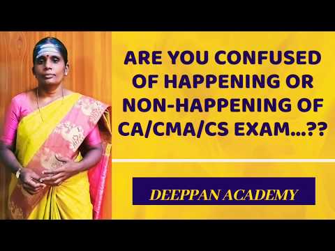 Are you Confused of Happening or Non-Happening of CA/CMA/CS Exam...??