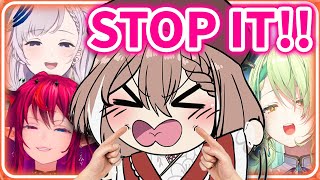 Everyone Can't Stop TOUCHING Mumei during The Off Collab 【Hololive】