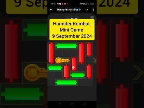 Hamster Kombat Mini Game 9 September 2024 #hamsterkombat #minigame