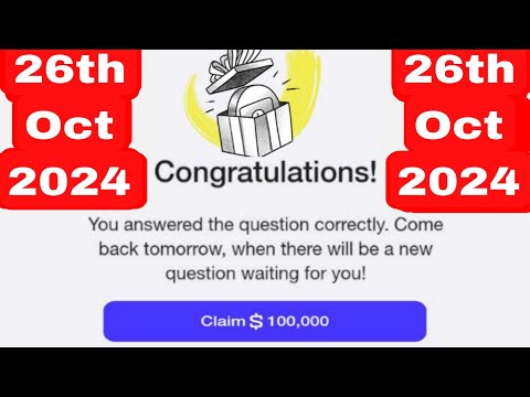 Today 26th October Time Farm Oracle Of Time Answer | Time Farm Daily Combo #timefarm #oracleoftime