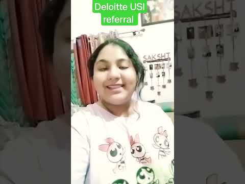 Deloitte USI hiring - referral update #campushiring #offcampusplacements