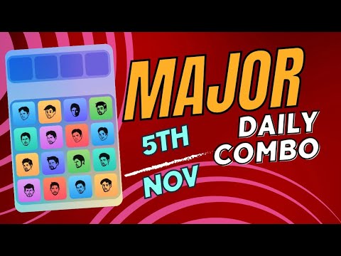 Major Puzzle Today | Major Puzzle Durov 5th November | Major Daily Combo Today