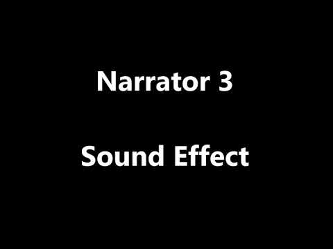 Narrator 3 Sound Effect