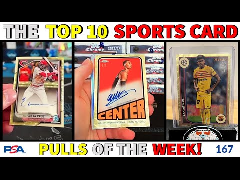 ONE OF THESE CARDS CAME OUT OF A $30 BLASTER BOX! 🤯 | TOP 10 SPORTS CARD PULLS OF THE WEEK | EP 167