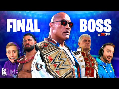 The FINAL BOSS Challenge in WWE 2k24 (WrestleMania 40 Prediction)