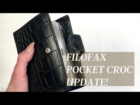 FILOFAX POCKET CROC PLANNER SETUP