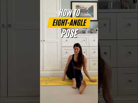 How to do the Eight-Angle Pose ✨ #yogapose #eightanglepose #yogatutorial