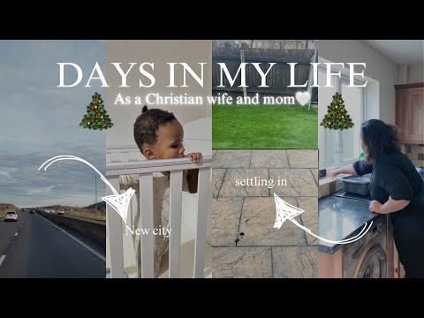 Moving vlog| Realistic days in my life| new city, new house,cleaning, Routine with Jesus + family