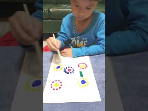 painting flowers in the garden #shorts #youtubeshorts #viralshorts #painting