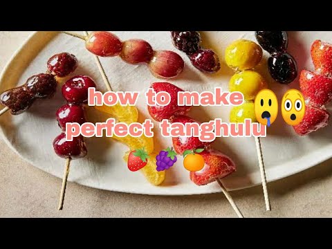 SUPER EASY👌|HOW TO MAKE TANGHULU🍓🍇🍊 🍎|THRICIA FERNANDEZ|