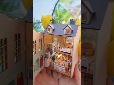 DIY miniature dollhouse kit #Shorts #diydollhouse #miniaturedollhouse