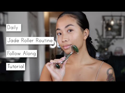 Daily Jade Roller Routine | Follow Along Jade Roller Tutorial