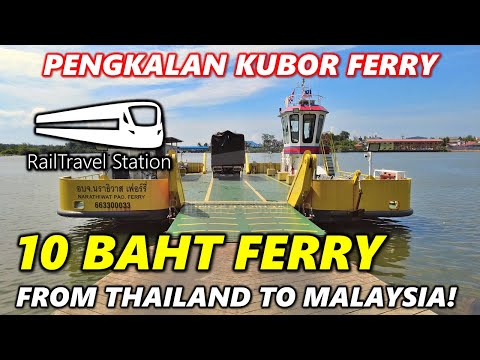 10 BAHT FERRY FROM THAILAND TO MALAYSIA! 🇹🇭⛴️🇲🇾 Pengkalan Kubor Ferry Tak Bai🇹🇭→Pengkalan Kubor🇲🇾