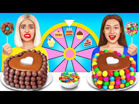 Rich vs Poor Chocolate Cake Decorating Challenge | Cooking Challenge at Secret Kitchen