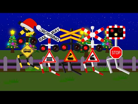 Santa Railroad crossing Jingle bell