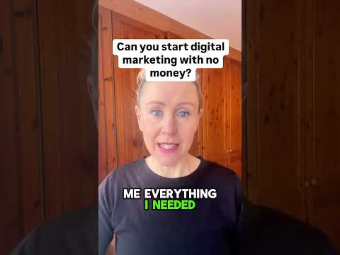 Can you start digital marketing with no money?