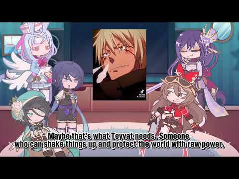 Genshin impact react to aether as veldora tempest | rimuru tempest | Slime | Gacha life 2 Reaction